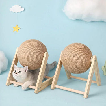 Sasa Sisal Rope Ball Cat Toys KittyNook Cat Company